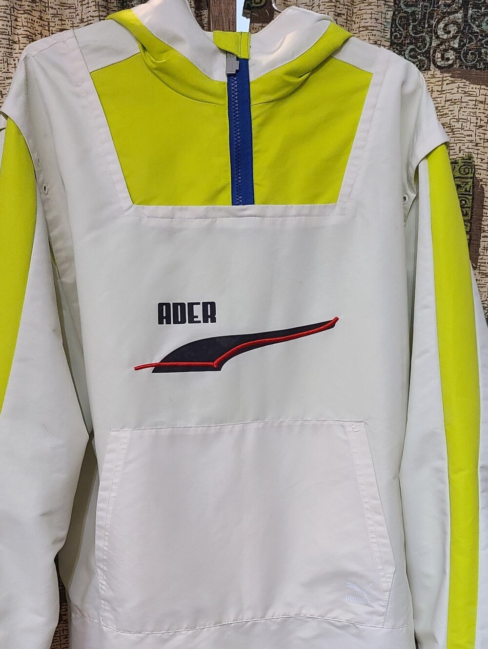 Puma Special EDITION ADER Neon Yellow  And White Pullover Jacket